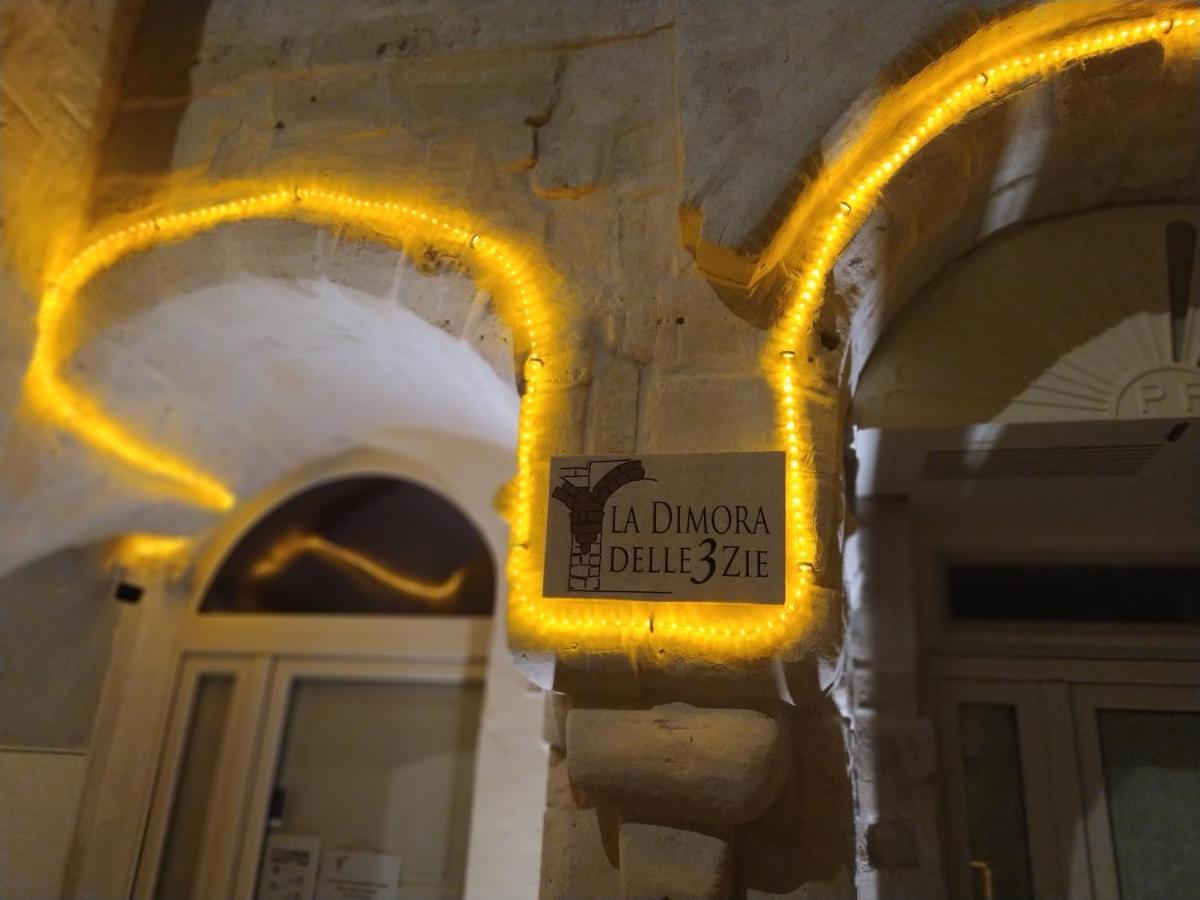 La Dimora Delle 3 Zie Hotel Matera Kültér fotó